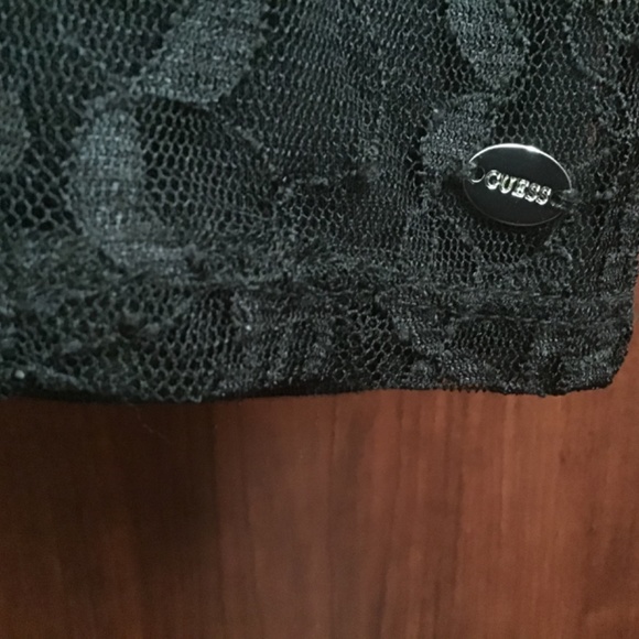 Guess xs little black lace dress (nwt) - Picture 7 of 8
